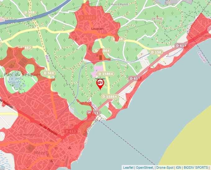 Carte Géoportail pour les drones de loisir