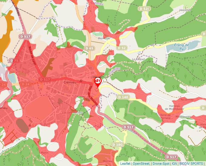Carte Géoportail pour les drones de loisir