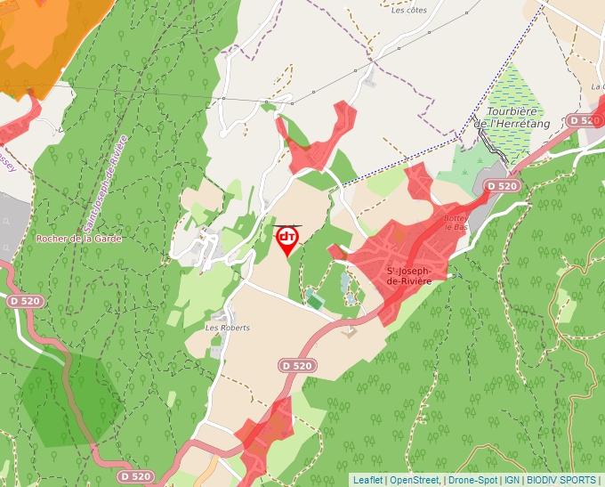 Carte Géoportail pour les drones de loisir
