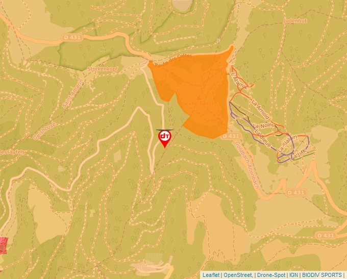 Carte Géoportail pour les drones de loisir