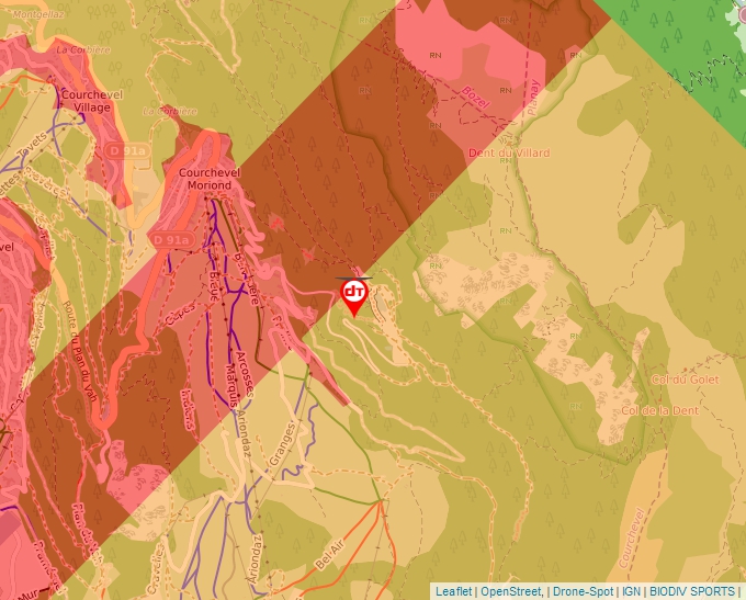 Carte Géoportail pour les drones de loisir