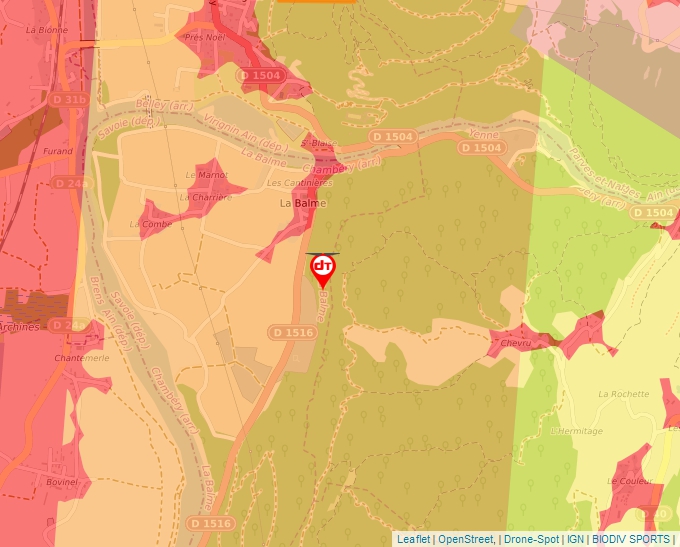 Carte Géoportail pour les drones de loisir