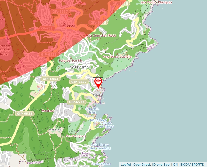 Carte Géoportail pour les drones de loisir