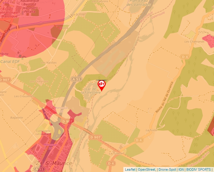 Carte Géoportail pour les drones de loisir