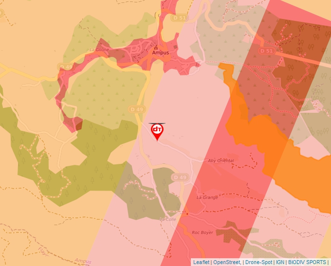 Carte Géoportail pour les drones de loisir
