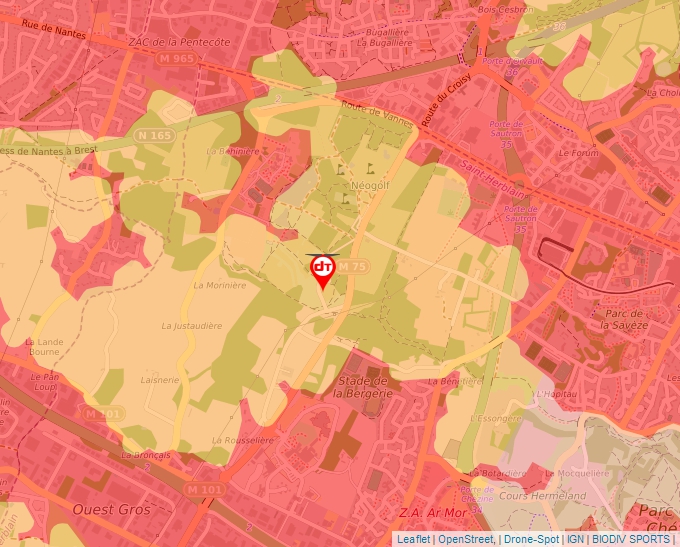 Carte Géoportail pour les drones de loisir
