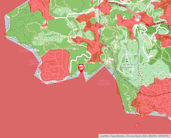 Carte Géoportail pour les drones de loisir