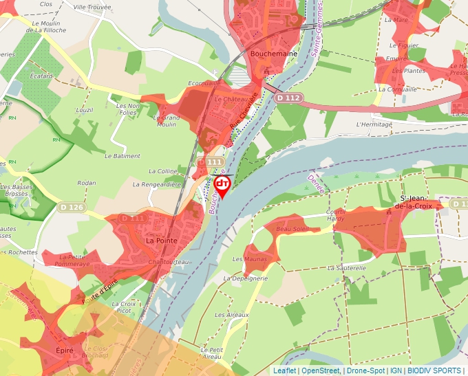 Carte Géoportail pour les drones de loisir