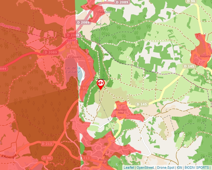 Carte Géoportail pour les drones de loisir