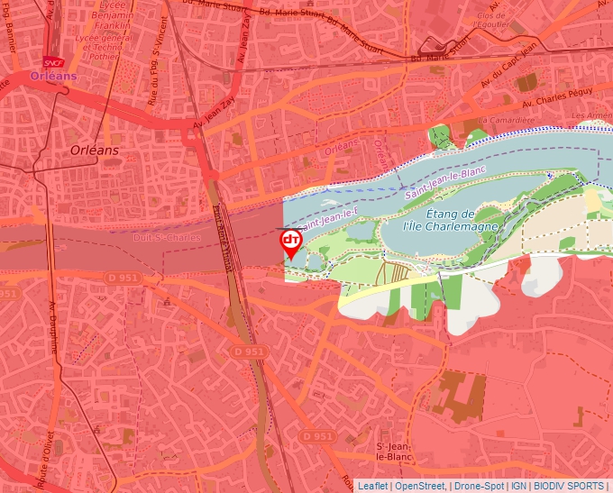 Carte Géoportail pour les drones de loisir