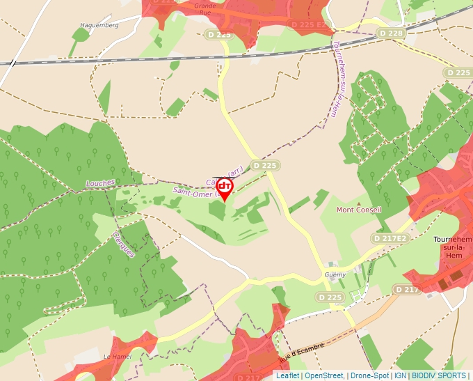 Carte Géoportail pour les drones de loisir