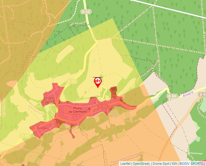Carte Géoportail pour les drones de loisir