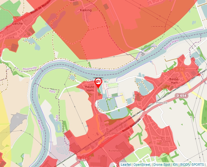 Carte Géoportail pour les drones de loisir