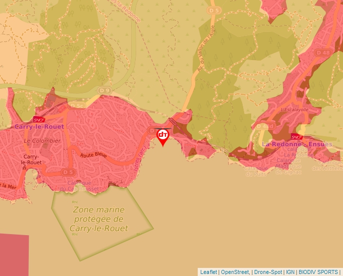 Carte Géoportail pour les drones de loisir