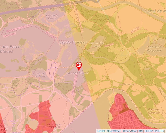 Carte Géoportail pour les drones de loisir