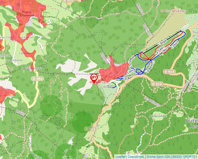 Carte Géoportail pour les drones de loisir