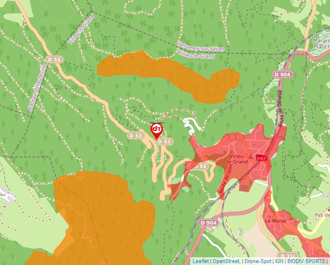 Carte Géoportail pour les drones de loisir
