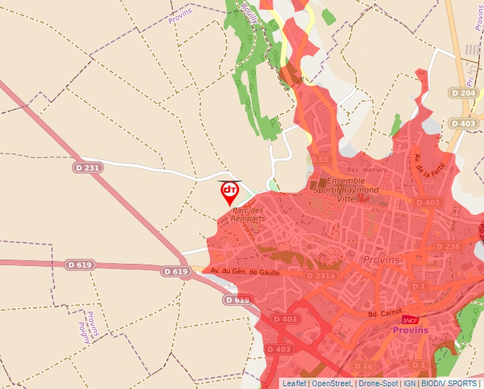 Carte Géoportail pour les drones de loisir