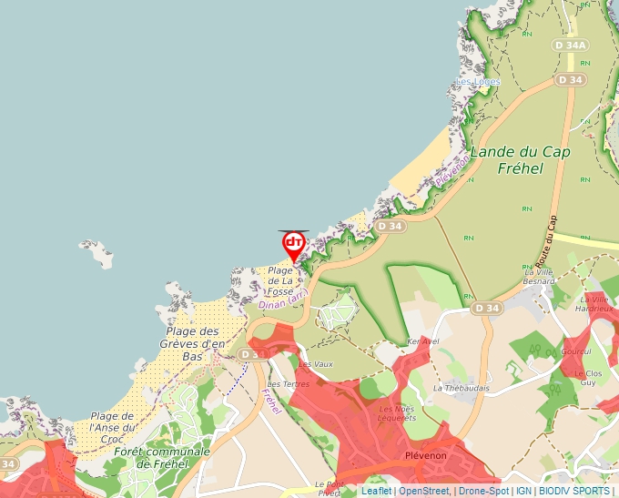 Carte Géoportail pour les drones de loisir