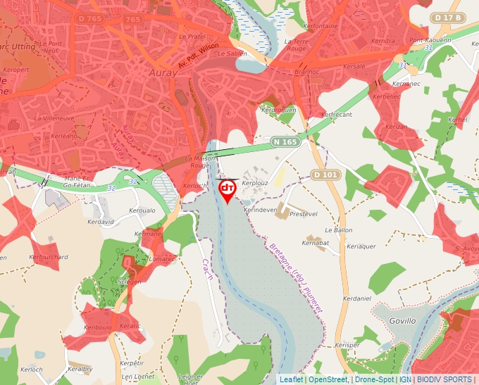 Carte Géoportail pour les drones de loisir