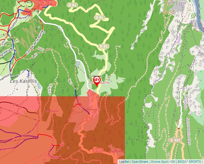 Carte Géoportail pour les drones de loisir