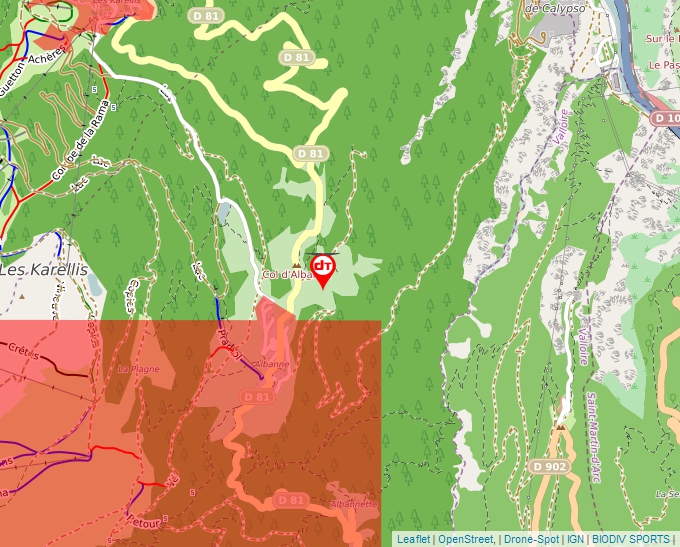 Carte Géoportail pour les drones de loisir