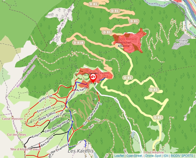 Carte Géoportail pour les drones de loisir