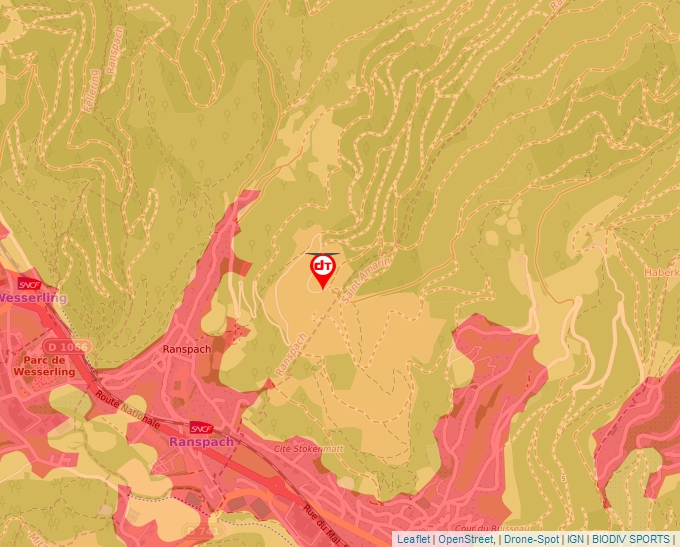 Carte Géoportail pour les drones de loisir