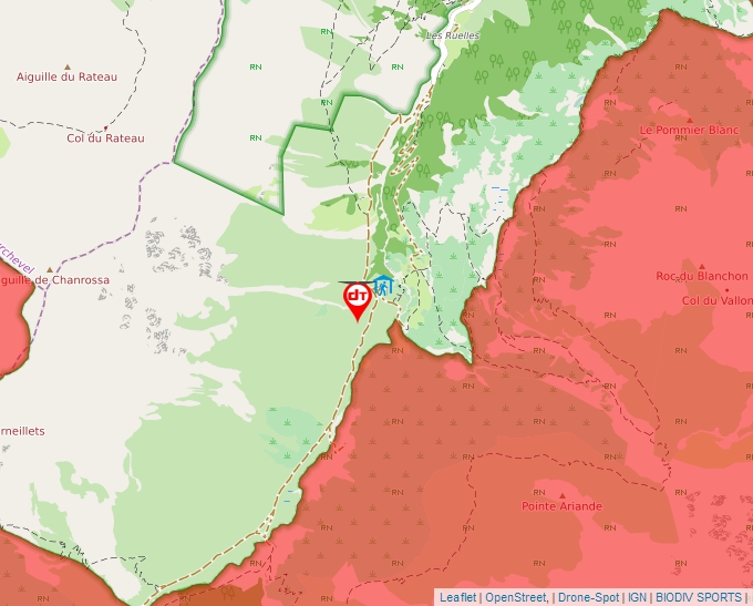 Carte Géoportail pour les drones de loisir