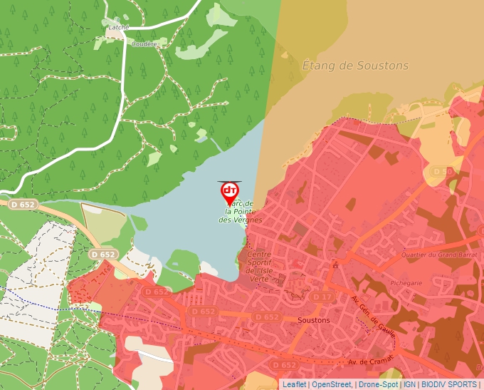 Carte Géoportail pour les drones de loisir