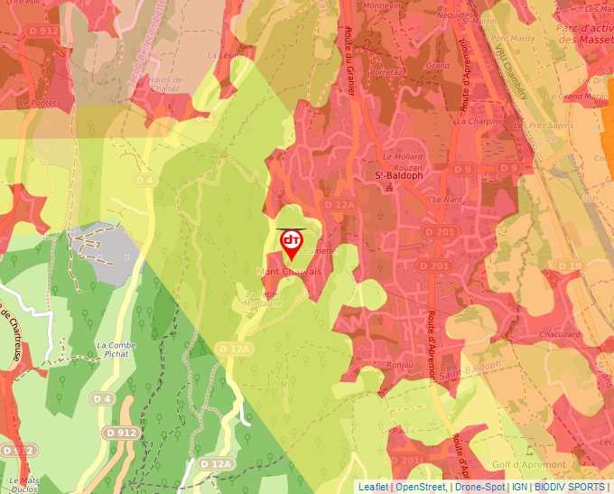 Carte Géoportail pour les drones de loisir