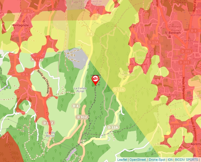 Carte Géoportail pour les drones de loisir