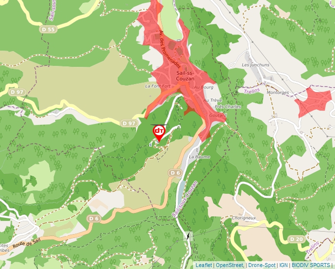 Carte Géoportail pour les drones de loisir