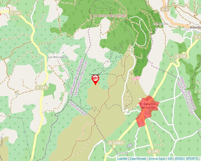 Carte Géoportail pour les drones de loisir