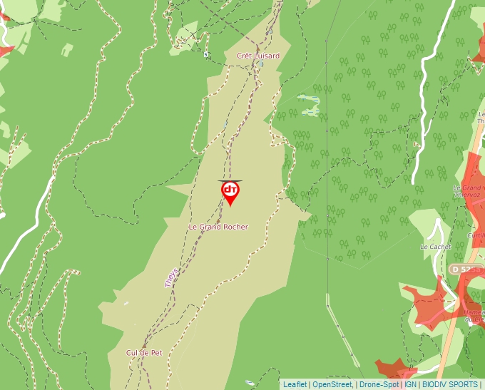 Carte Géoportail pour les drones de loisir