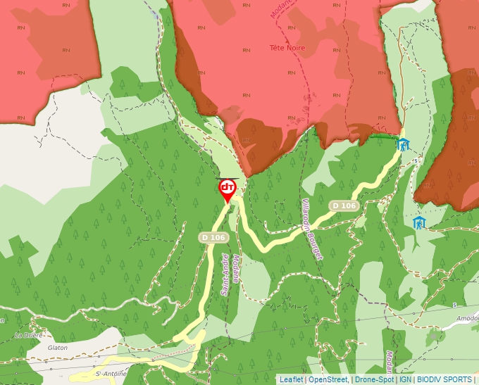 Carte Géoportail pour les drones de loisir