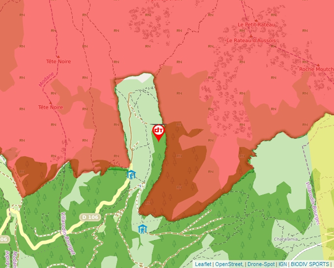 Carte Géoportail pour les drones de loisir