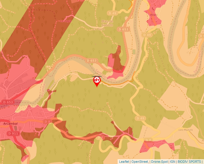 Carte Géoportail pour les drones de loisir