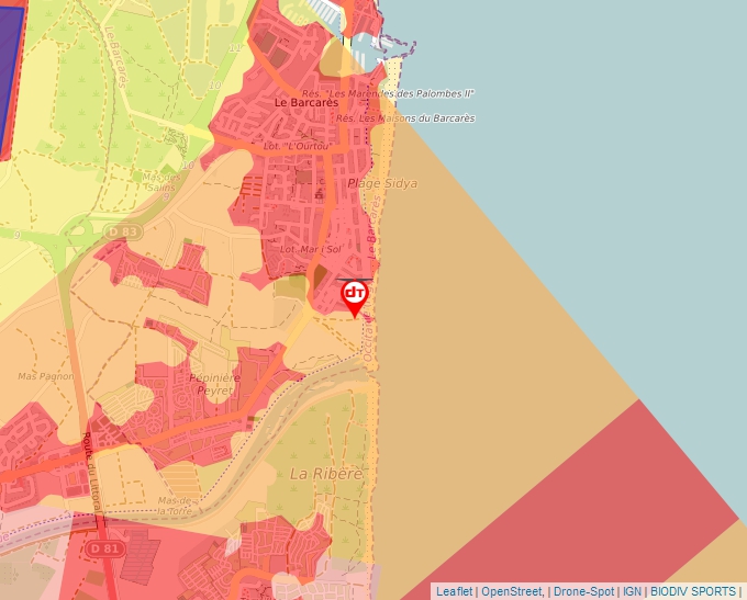 Carte Géoportail pour les drones de loisir