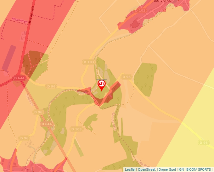 Carte Géoportail pour les drones de loisir