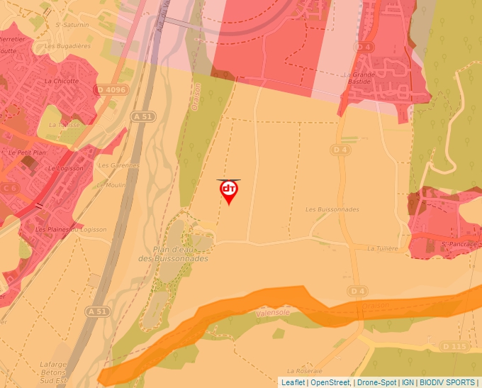 Carte Géoportail pour les drones de loisir