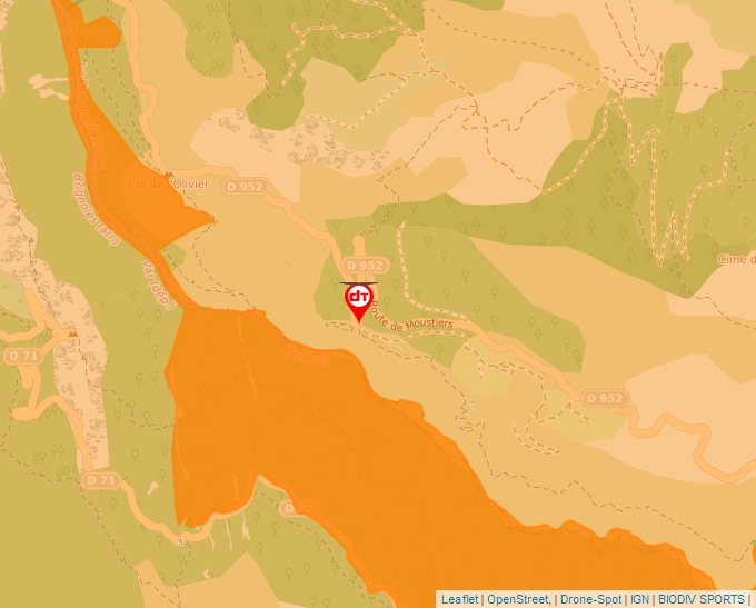 Carte Géoportail pour les drones de loisir