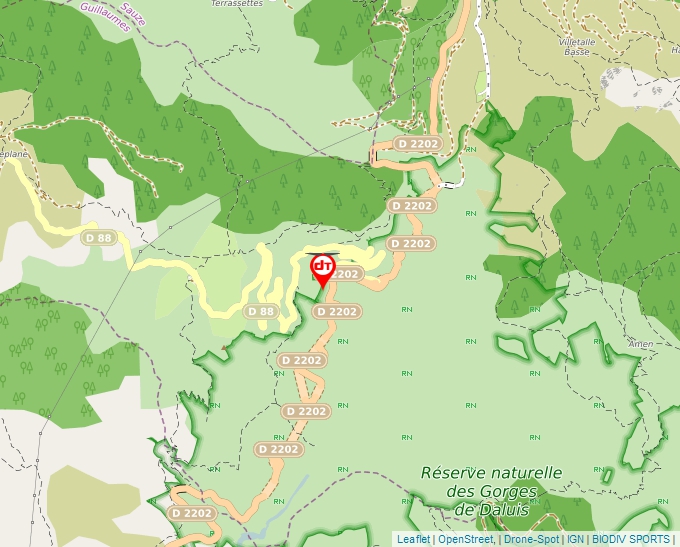 Carte Géoportail pour les drones de loisir