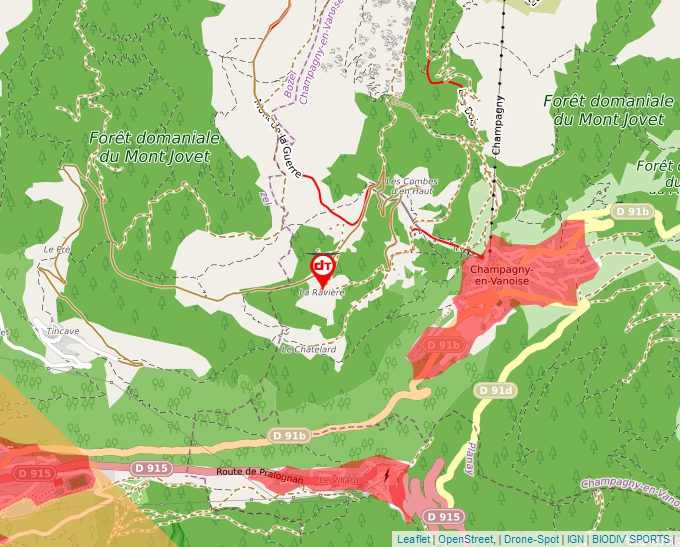 Carte Géoportail pour les drones de loisir