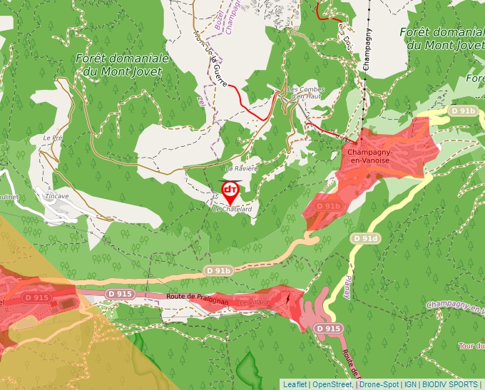 Carte Géoportail pour les drones de loisir