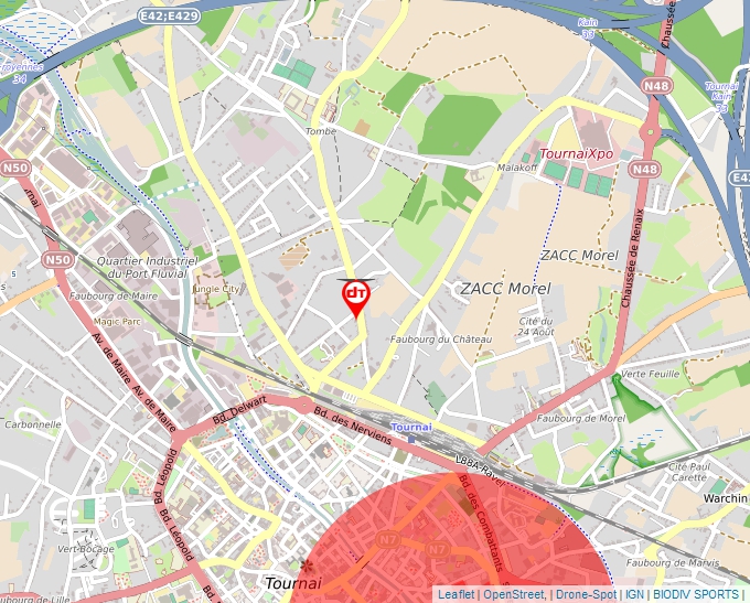 Carte Géoportail pour les drones de loisir