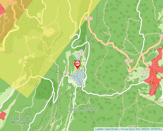 Carte Géoportail pour les drones de loisir
