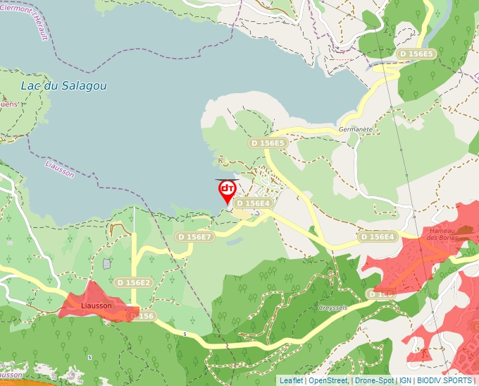 Carte Géoportail pour les drones de loisir