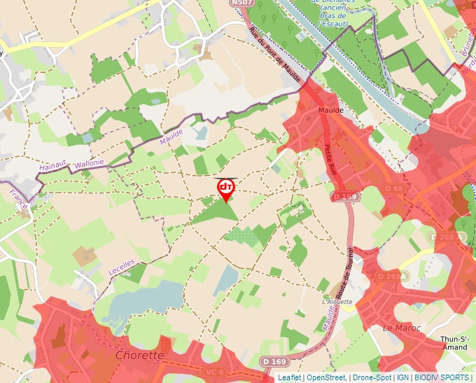 Carte Géoportail pour les drones de loisir
