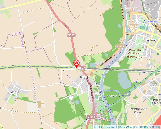 Carte Géoportail pour les drones de loisir